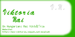 viktoria mai business card